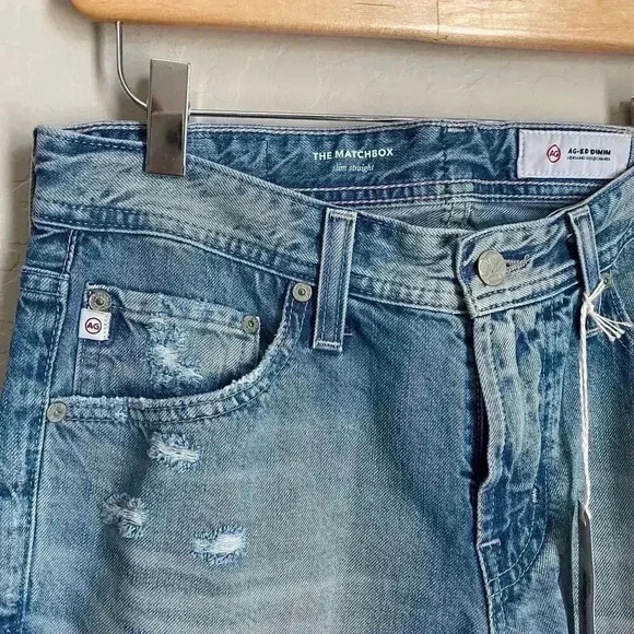 AG Adriano Goldschmied The Matchbox Slim Straight Jeans Size 29 - Picture 10 of 12